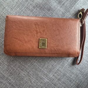 Brooklyn Industries Brown and Pink Wallet